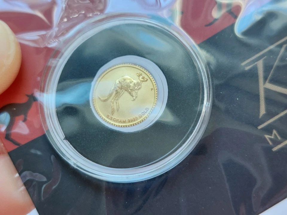 2017 Australian Mini Roo 1/2 Gram .9999 Gold Bullion Kangaroo $2 Coin Sealed OGP - Image 3 of 4