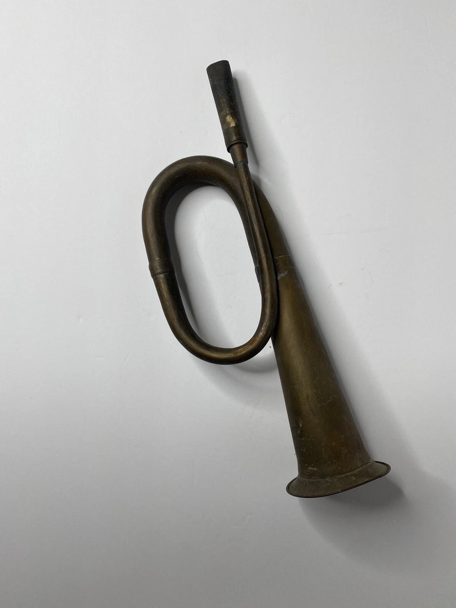 Antique Copper Brass Car Horn c 1910 Coiled Bulb Honk Model T eBay