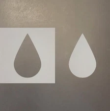 Rain Drop Plastic Mylar Stencil Airbrush Painting Art Supplies