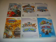 Disney Infinity & Skylanders Games (Nintendo Wii) Tested Works + Case