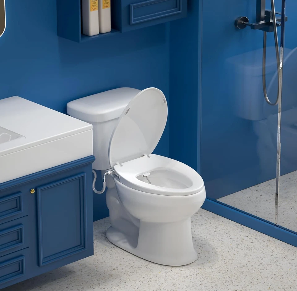 Bidet Toilet Seat – Non-Electric, Self-Cleaning Dual Nozzles for Frontal & Rear  - Image 4 of 4