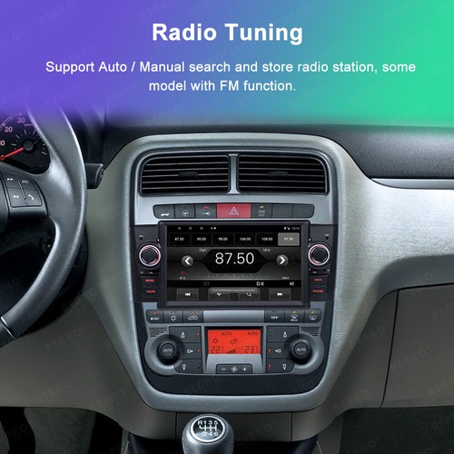 Radio estéreo para automóvil de 7"" para Fiat Grande Punto Linea 2007-2012 GPS navegación WIFI BT + cámara - Imagen 8 de 17