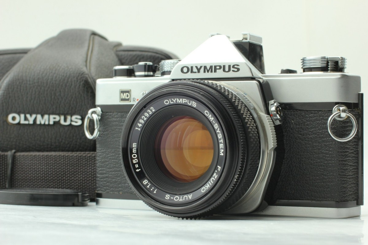 Near Mint ] Olympus OM-1 MD + F.Zuiko Auto-S 50mm f1.8 Lens From