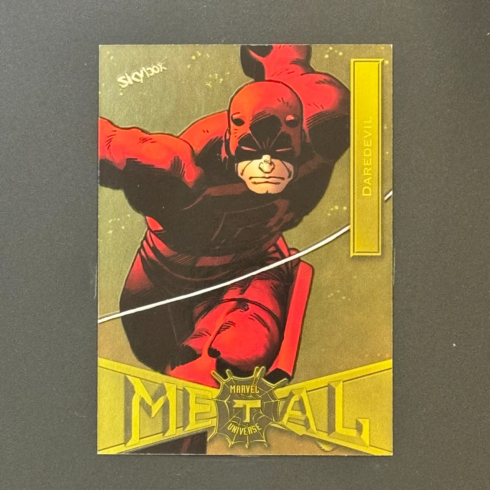 2022 Upper Deck Marvel Metal Universe Spider-Man - Daredevil  #21 Yellow Light