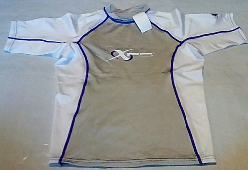 NEW XPS Kids UPF 30+ Sun Protection Swim Shirt Youth Size Small - Picture 1 of 4