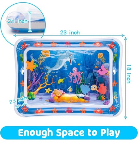 Estera de agua Yeeeasy Tummy Time para bebés nueva en caja - Imagen 6 de 7