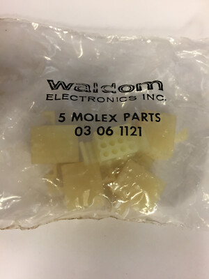 03-6-1121 MOLEX 		 CONN RCPT HSG 12POS 3.68MM    5     PCS NOS