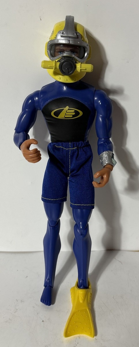 VERY RARE MAX STEEL AQUA ELECTRO ATTACK MATTEL 1998 W/ Accessories