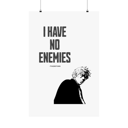 I Have No Enemies, Vinland Saga Thorfinn Quote Wall Art, Anime Manga Poster - Picture 18 of 21