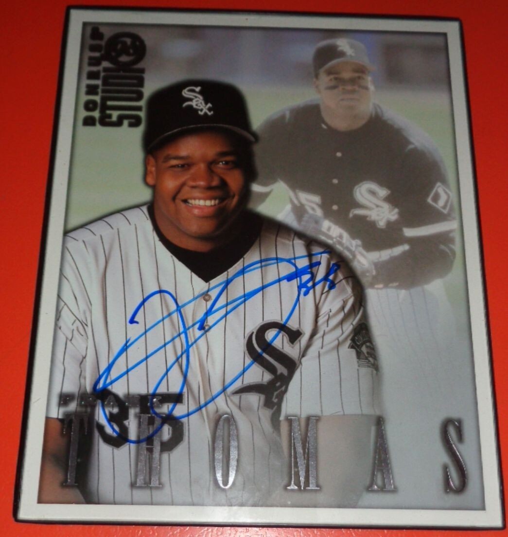 Frank Thomas Autograph Photo Frame 1B White Sox