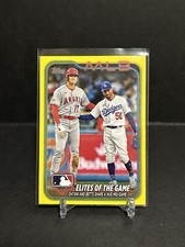 2024 Topps Series One Elites of the Game Yellow Parallel