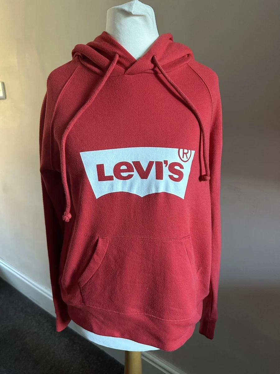 Ladies Red Levi s Hoodie Size XS eBay