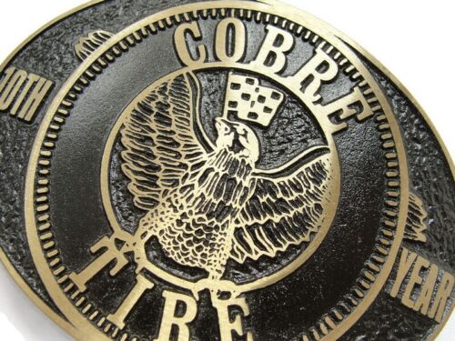 Cobre Tire Belt Buckle 10 Year Limited Ed 157/400 Solid Bronze Advanced Casting - Picture 1 of 12