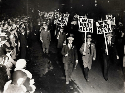 We Want Beer Poster Photo Print, Prohibtion Protest Parade, 1931 1933 Historical