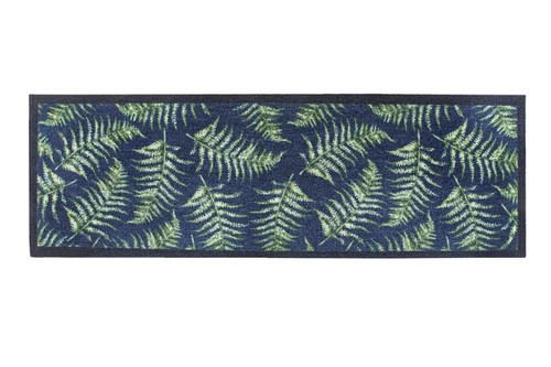 Muddle My Mat Puerta Alfombra Lavable Antideslizante (My Fern Leaves) Runner 50x150cm - Imagen 2 de 3