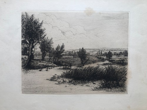 William Walter Burgess - Grabado / Grabado - A Streamlet's... - Imagen 2 de 5