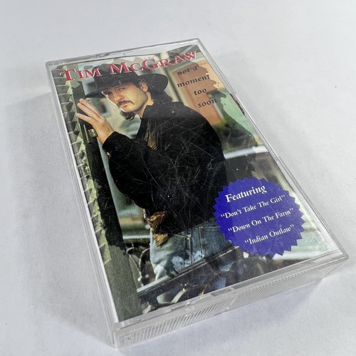 Tim McGraw Not A Moment Too Soon Music Cassette Tape 90s Country *FREE SHIPPING* - Picture 4 of 4