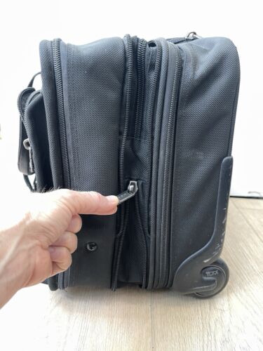 TUMI Alpha Deluxe Wheel Rolling Expandable Carry On 26103D4 Ballistic Nylon 17" - Bild 16 von 24