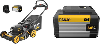 60V 21'' Cordless Lawn Mower with 5Ah Battery & Charger - Ultimate Lawn Care Bund