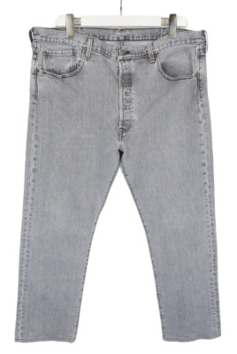Levi's 501 Herrenjeans W38 L29 Straight Fit Knopf Fly Hochhaus