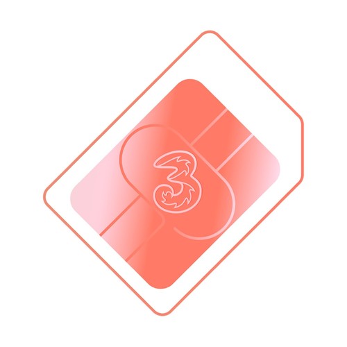 THREE SIM CARD (3) - £20 ADD ON - PAY AS YOU GO - FITS ALL PHONES - Picture 6 of 6