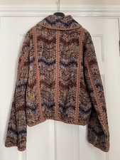 Missoni Womens Jacket, Autumnal Colours, Size 46/uk14, Lovely Stitching Detail