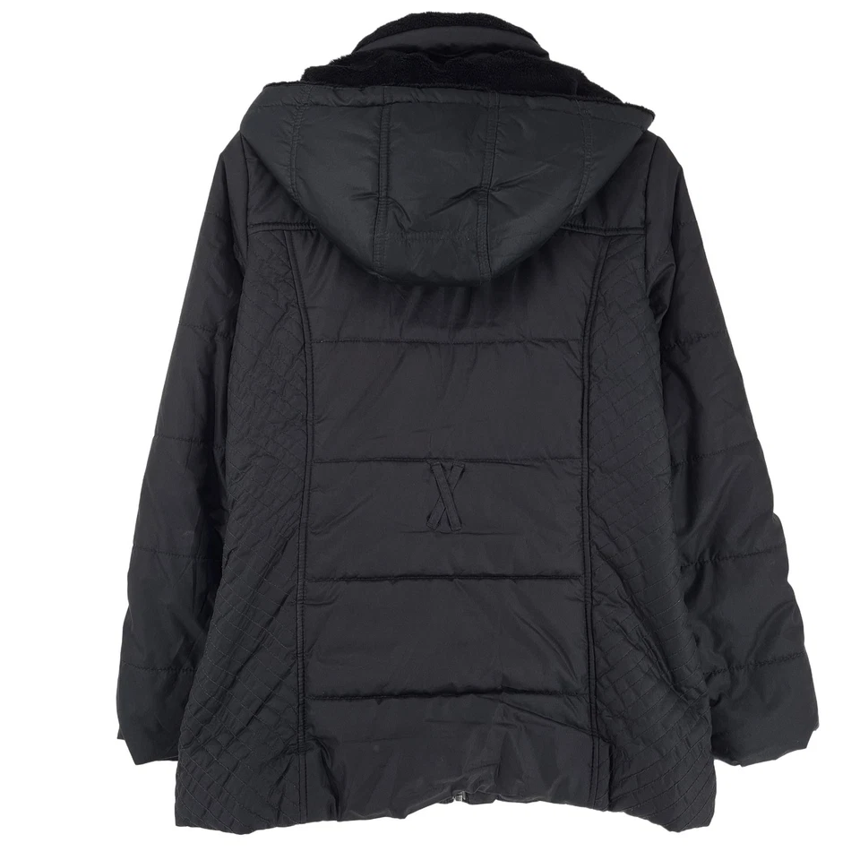 Vintage Tommy Hilfiger Damen Puffer Steppmantel Zq1 Schwarz Gr. M - Bild 3 von 4