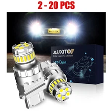 2-20PCS 3156 3157 3057 2400LM 6500K LED Reverse Light Backup Bulb Super Bright