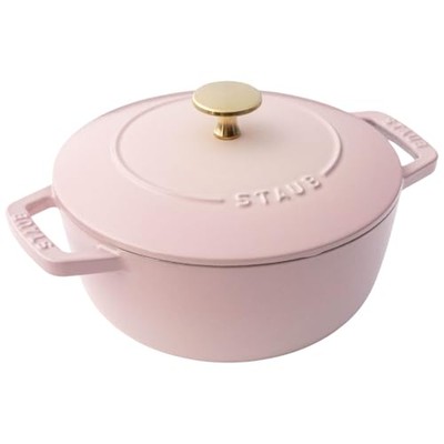 Staub Wa-NABE Sorbet Rose Z1032-761 Wanabe Sorbet Rose M 7.1 inches (18 cm) Pink