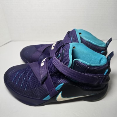 Nike Lebron Soldier 9 IX 776471-501 Purple Black Blue Youth Size