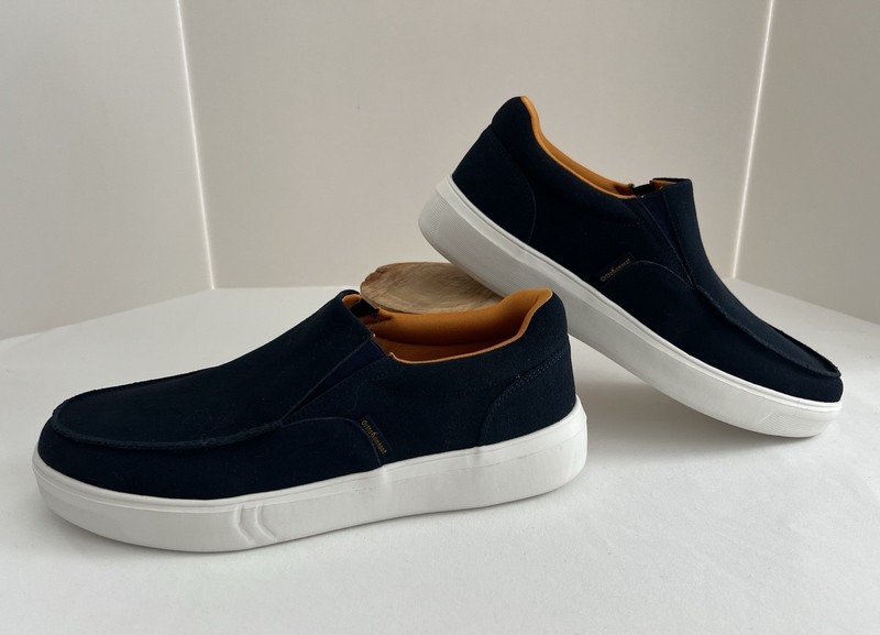 OrthoComfort Shoes Mens US Sz 12 Slip On Loafers Walking Orthopedic Blue