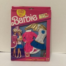 New BARBIE FANTASY FASHIONS 2 Outfits MATTEL 781 Vintage 1991