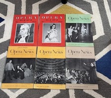 Opera News 1947 Lot Of 6 Baccaloni-Kurt Adler Hjoerdis Schymberg+