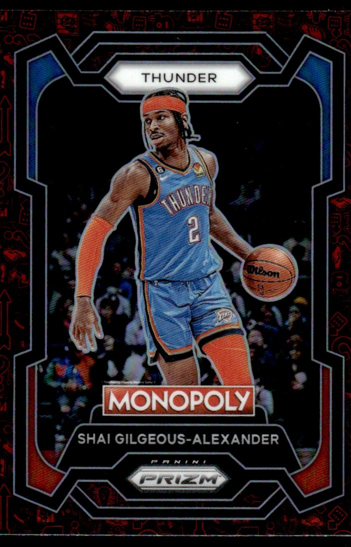 2023-24 Panini Prizm Monopoly Red Shai Gilgeous-Alexander Oklahoma City Thunder