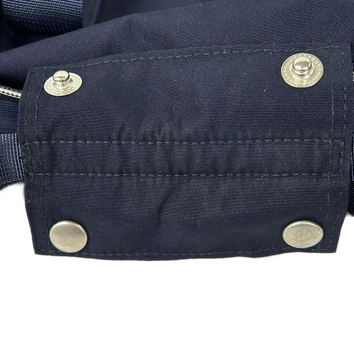 familiar Navy Polyester Leather Backpack - image 11