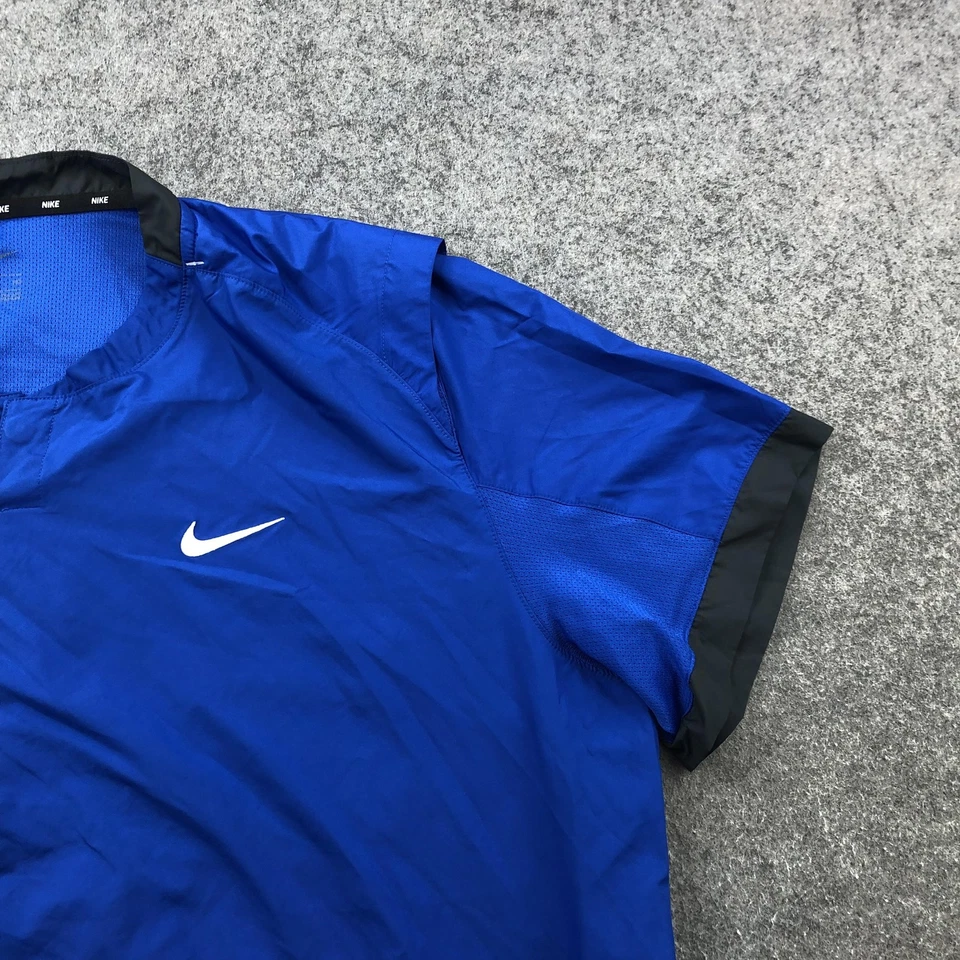 Pullover Memphis Tigers para Hombres 2XL Azul Manga Corta NCAA Softbol Nike Dri-FIT Foto 3 de 4