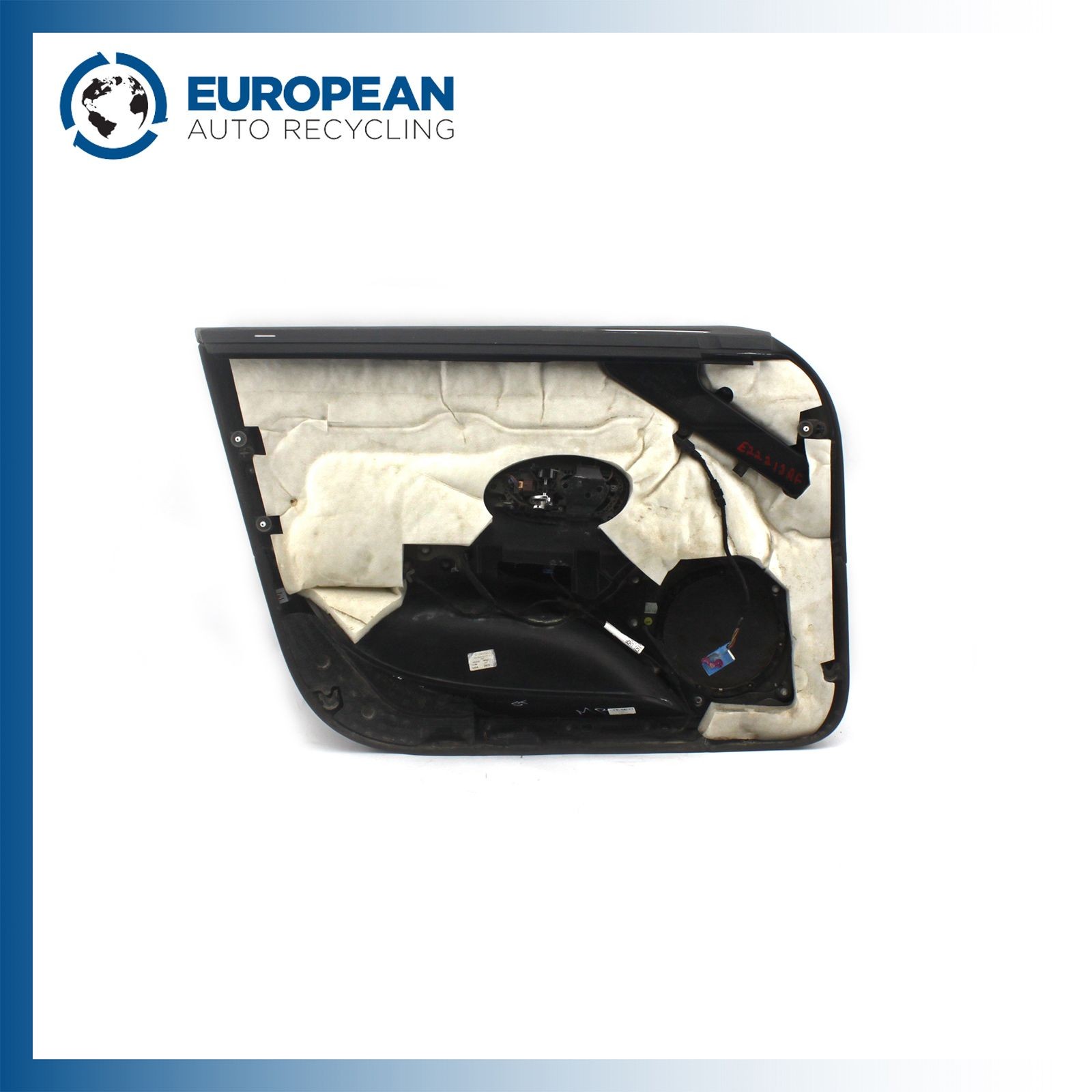 13-19 BENTLEY FLYING SPUR Right Passenger Side Black Front Door Trim Panel - OEM
