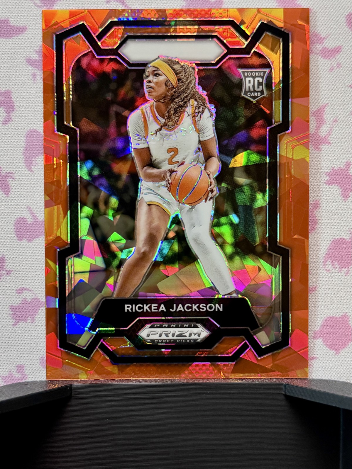 2024 Panini Prizm Draft Picks - Rickea Jackson #44 Orange Ice Prizm (RC)