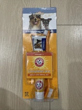 Arm & Hammer Complete Care Dog Dental Kit for Adult Dogs Chicken Flavor