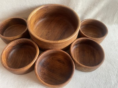 The Cellar 6 Piece Wooden Salad Bowl Set - Expressly Made For Macy s