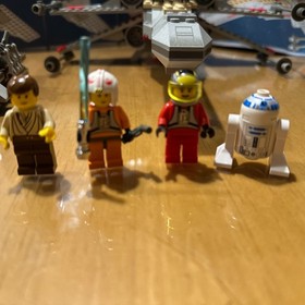 LEGO Star Wars X-Wing Fighter (7140) Looks Nearly 100% Comp W/Mini Fig Box Manul