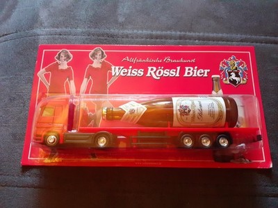 Advertising Trucks 1:87, Weiss Rössl Pilsener, Low Loader, Bottle, Beer, Brewery, Original Packaging