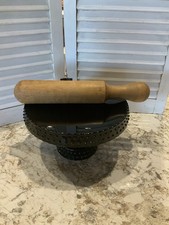 Vintage Wooden Pestle Masher Smasher 2 x 10.5...