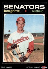 1971 Topps #167 Tom Grieve Senators RC 6 - EX/MT
