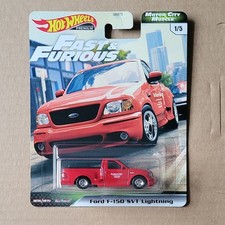 2019 Hot Wheels Premium Ford F-150 SVT Lightning Fast & Furious Car Culture