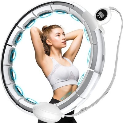 Smart Hula Hoop, Hula Hoop Reifen Erwachsene, Hula Hoop mit Gewicht Kugel 110cm
