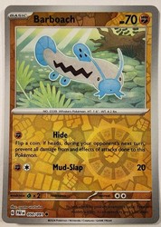 Barboach 050/091 Paldean Fates Reverse Holo Common