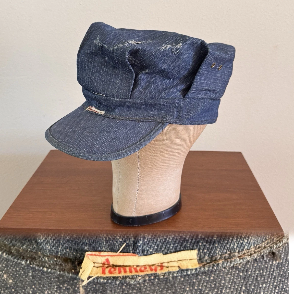 Denim Fitted Blue Vintage Hats for Men for sale | eBay