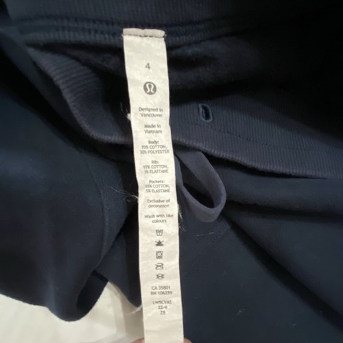 Pantalones de chándal para mujer Lululemon estilo LWSCV4S azul marino polar talla 4 - Imagen 3 de 16