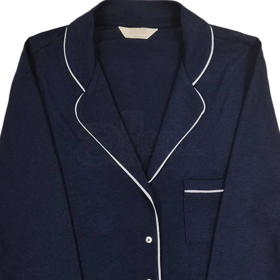 Ladies Loungewear Pyjamas ex M S Cotton Modal New PJ Top Bottoms Gift UK Size - Image 3 of 4